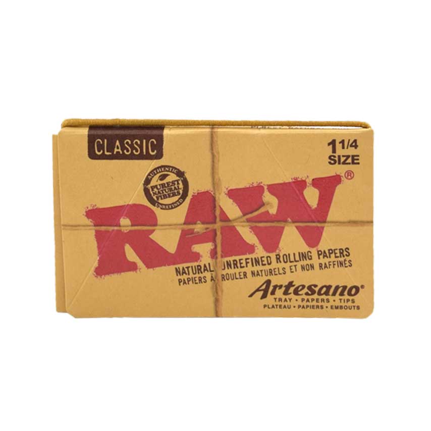 Raw - Classic Artesano - 1 1/4 Size - 15 Booklets Per Box