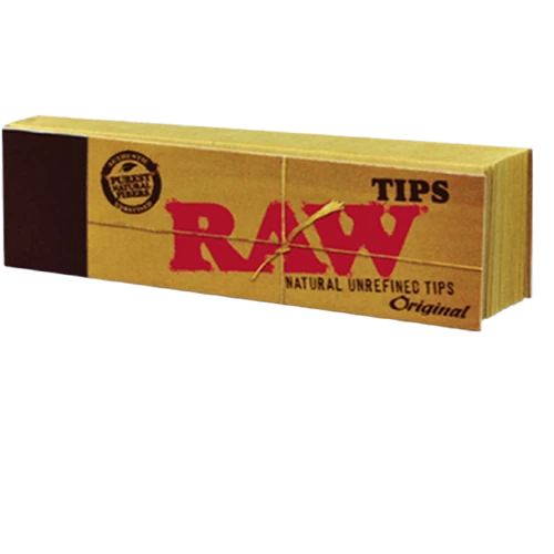 Raw Natural Unrefined Tips - 1 Book or Box of 50 Books