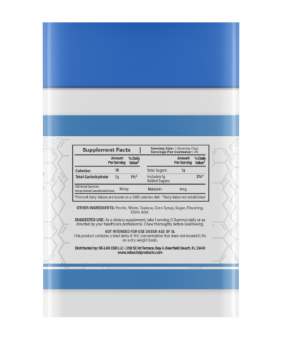 Re Lax Broad Spectrum Gummies