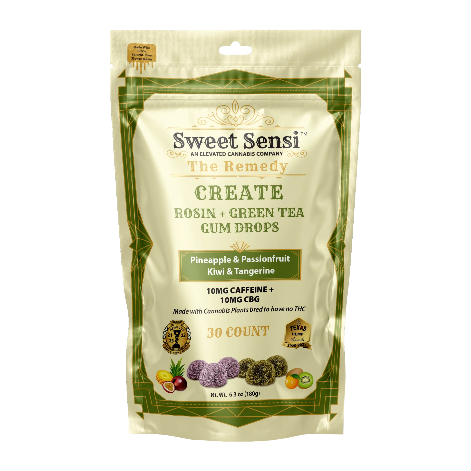 Sweet Sensi Create Gum Drops (Caffeine + CBG)