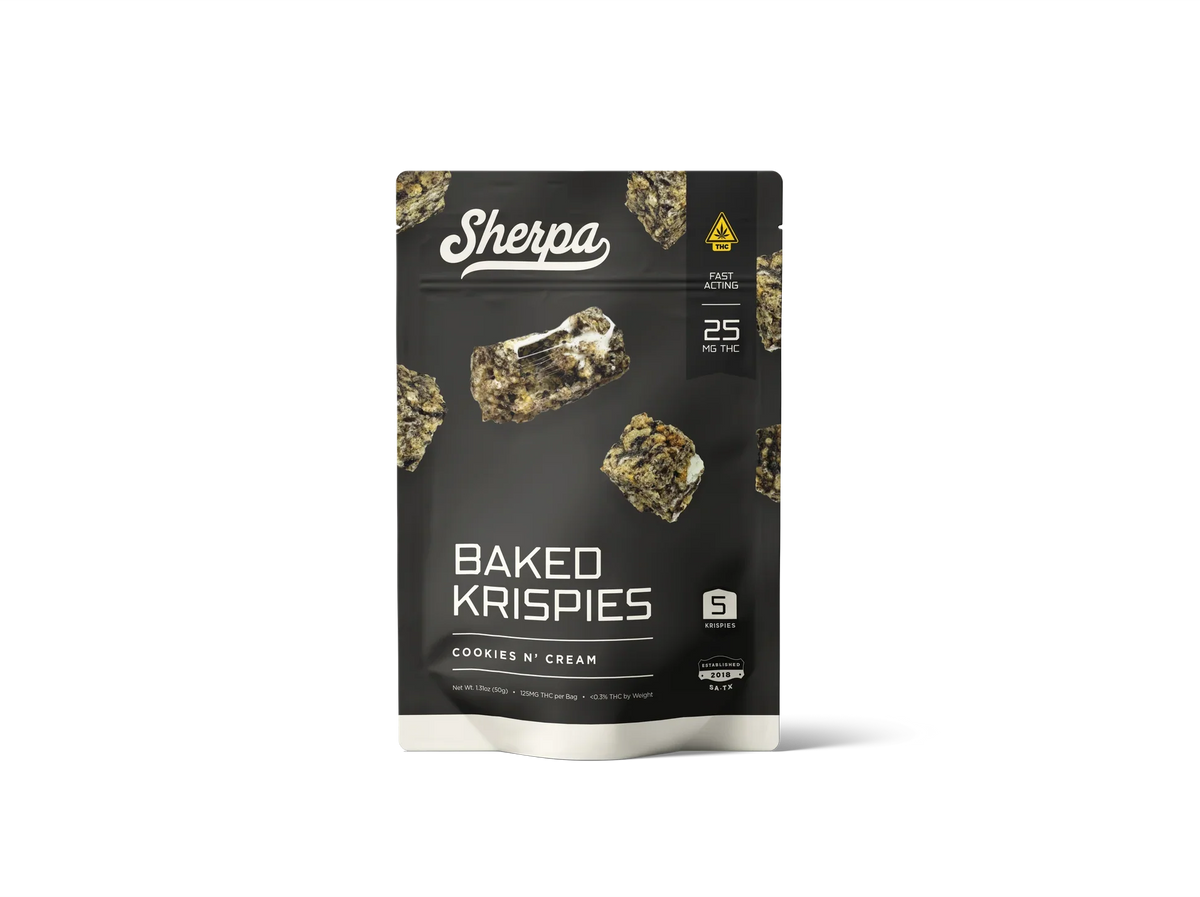 Sherpa Baked Krispies 25mg