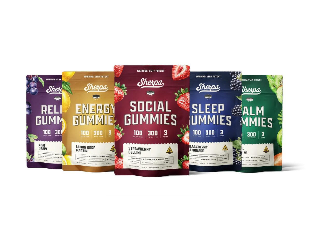 Sherpa D9 Gummies 300mg