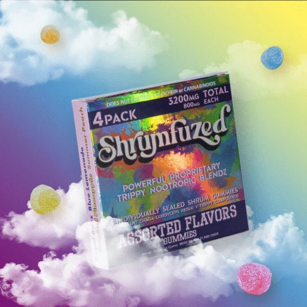 Shrumfuzed Mushroom Gummies 3200mg 4ct