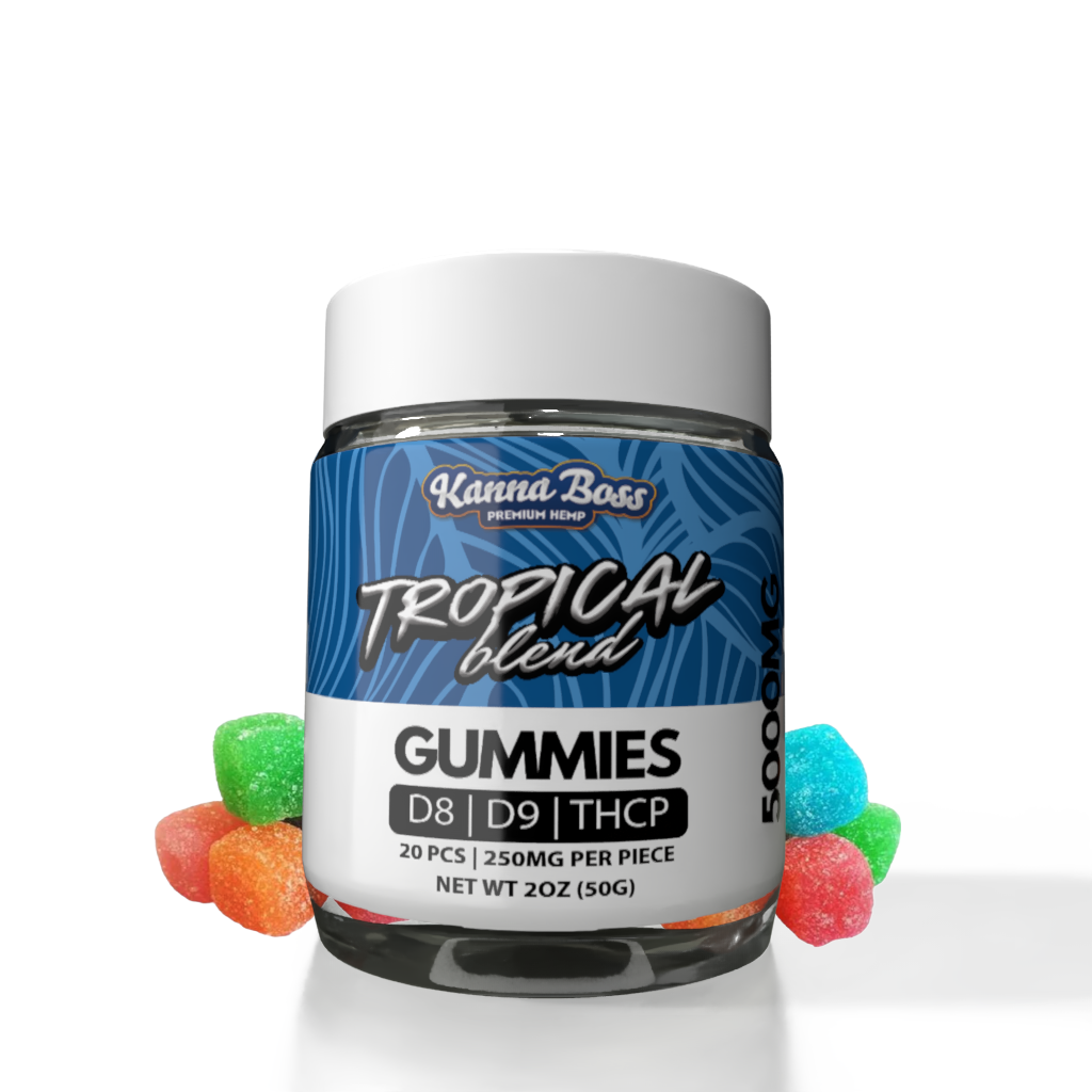 KANNA BOSS TROPICAL BLEND GUMMIES - 20CT