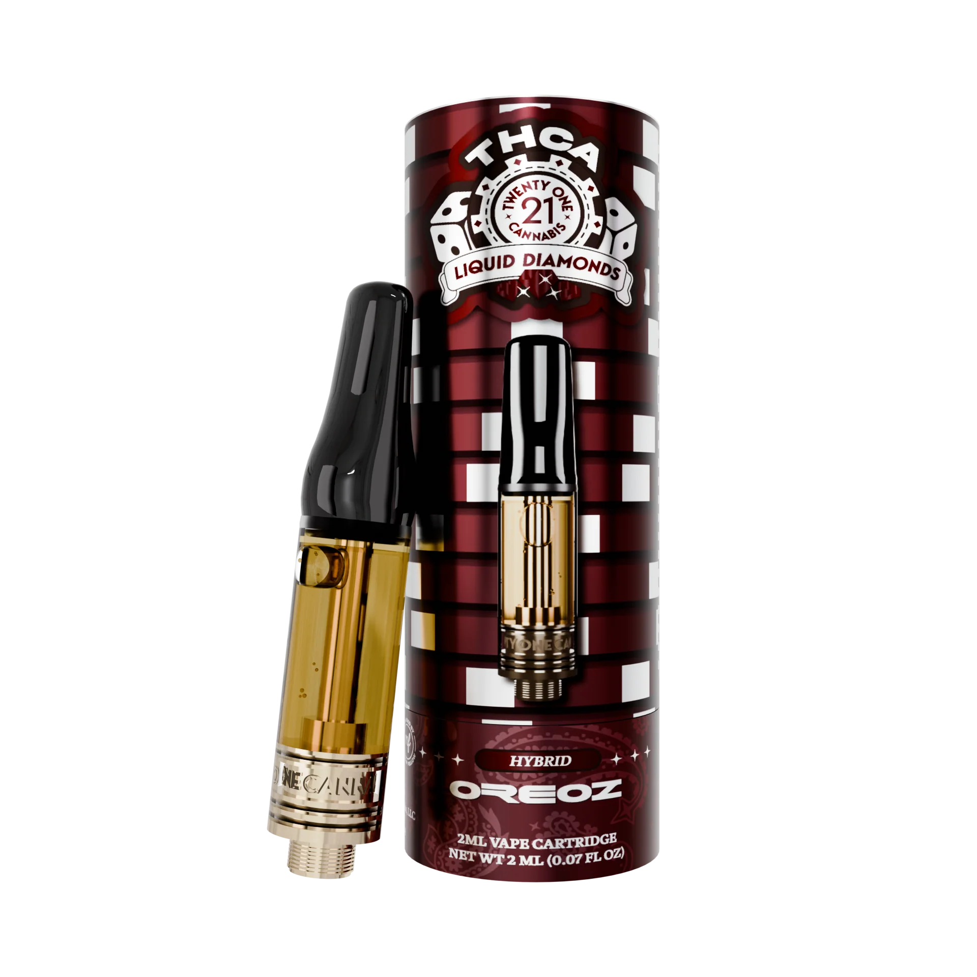 Twenty One Cannabis THCA Cartridge 2g