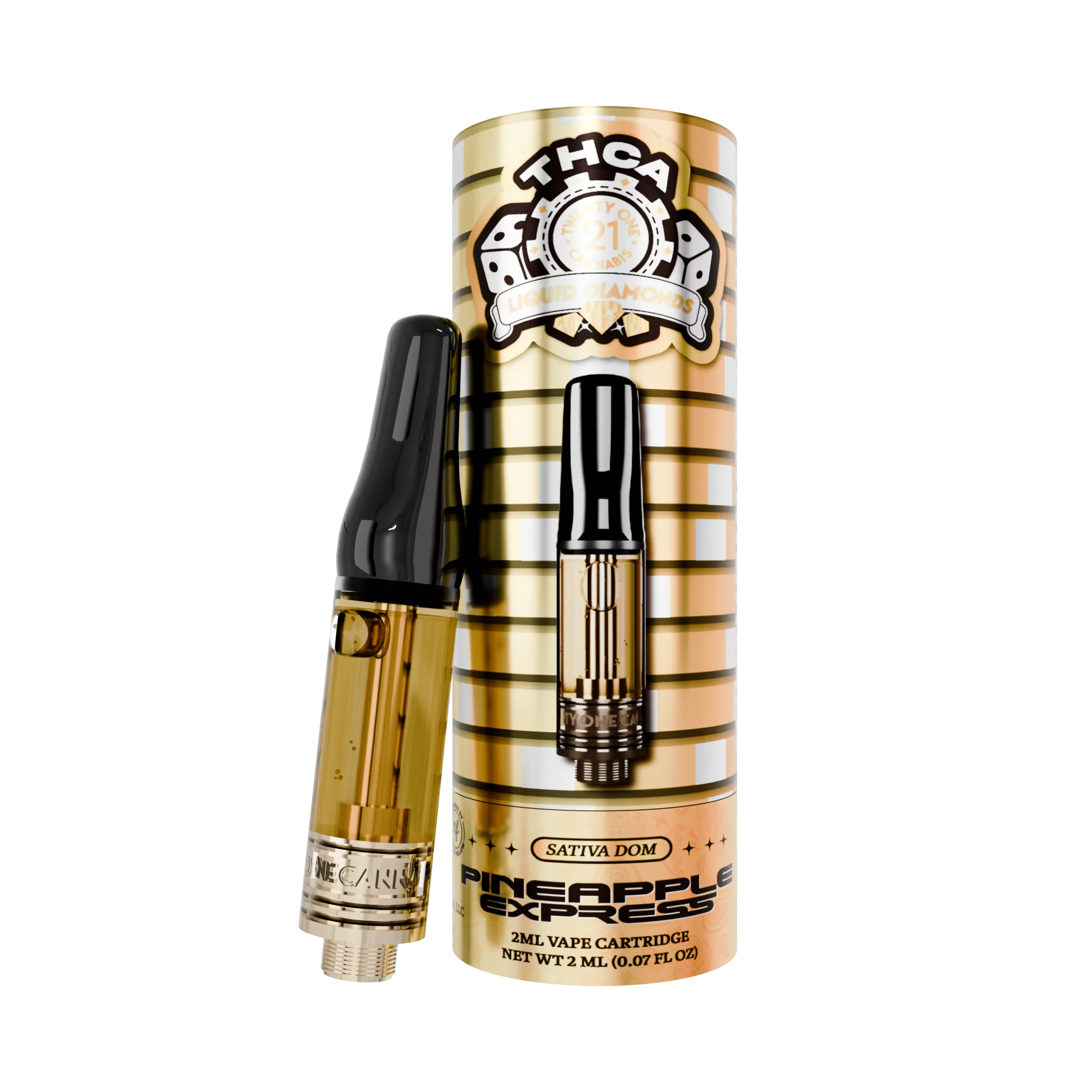 Twenty One Cannabis THCA Cartridge 2g