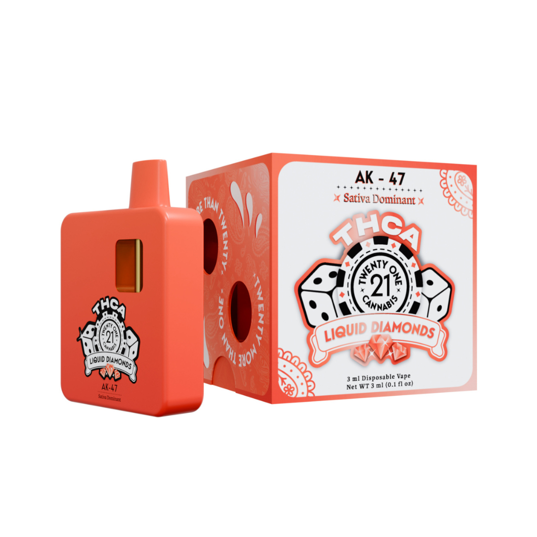 Twenty One 3G THCA Liquid Diamonds Disposable