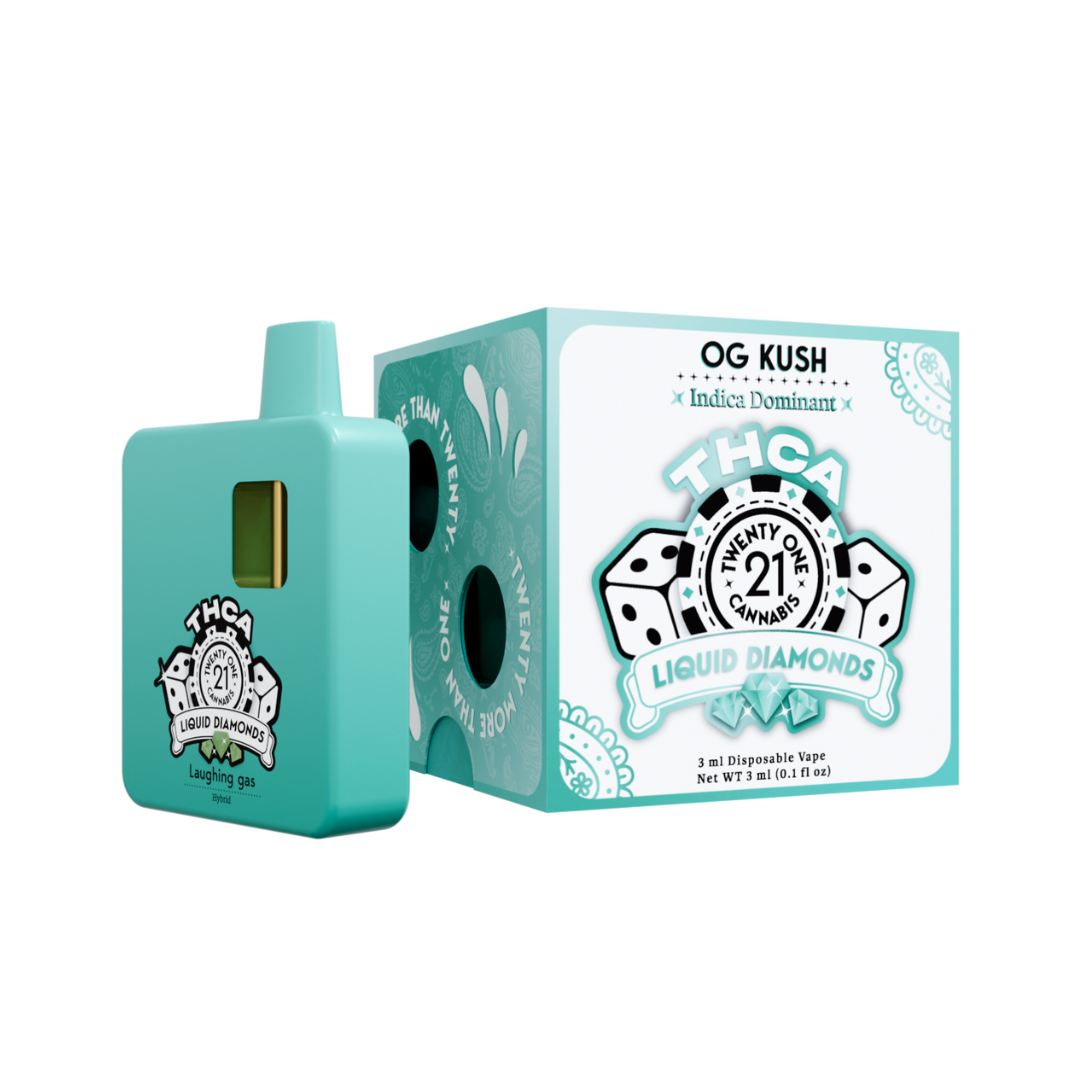 Twenty One 3G THCA Liquid Diamonds Disposable