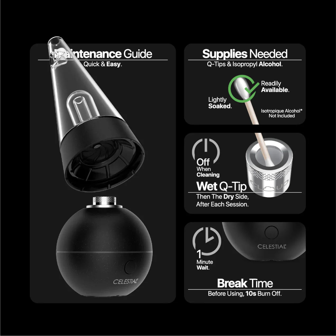 Yocan Black Celestial 2 E-Rig Vaporizer