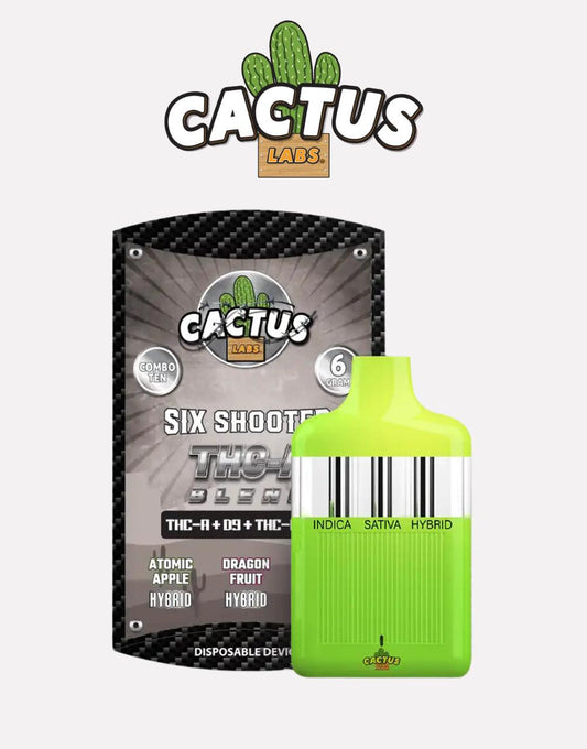 Cactus Labs Six Shooter 3 in 1 THC-A Blend Disposable - 6G