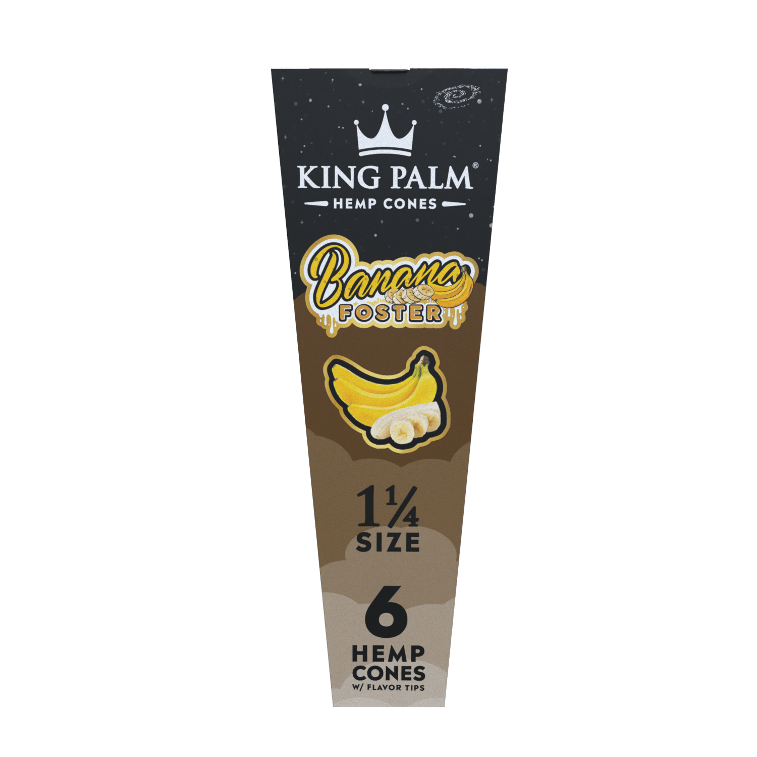 King Palm - 1 1/4 Size Hemp Cones - 6 Counts Per Pack - 30 Packs Per Box