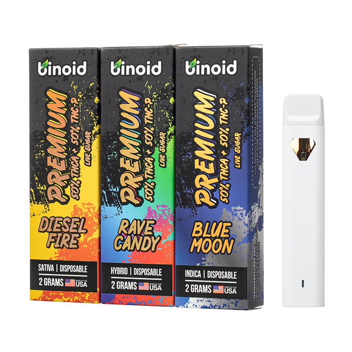 Binoid Premium THCA + THC-P Live Sugar Disposable 2G