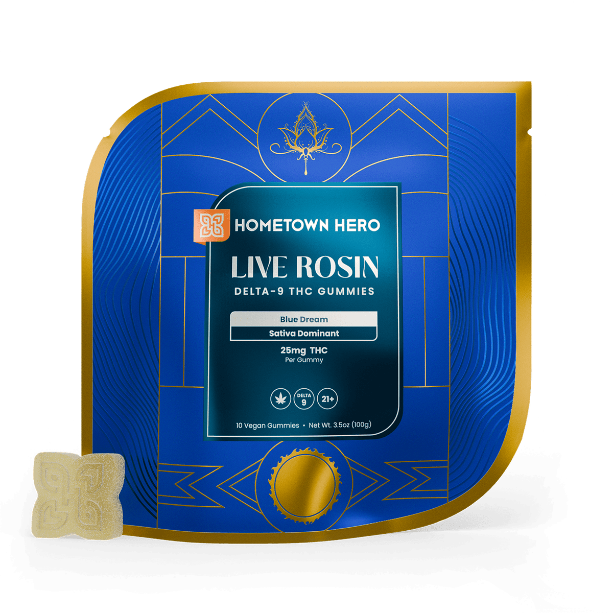 Hometown Hero Live Rosin Gummies 10ct