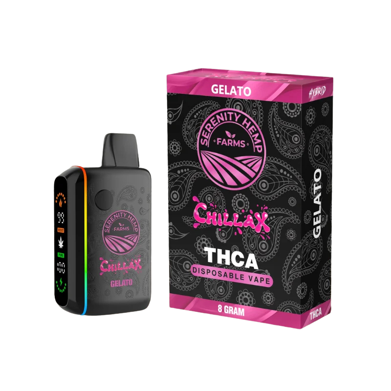 Serenity Hemp Farms Chillax THCa Disposable Vape 8g