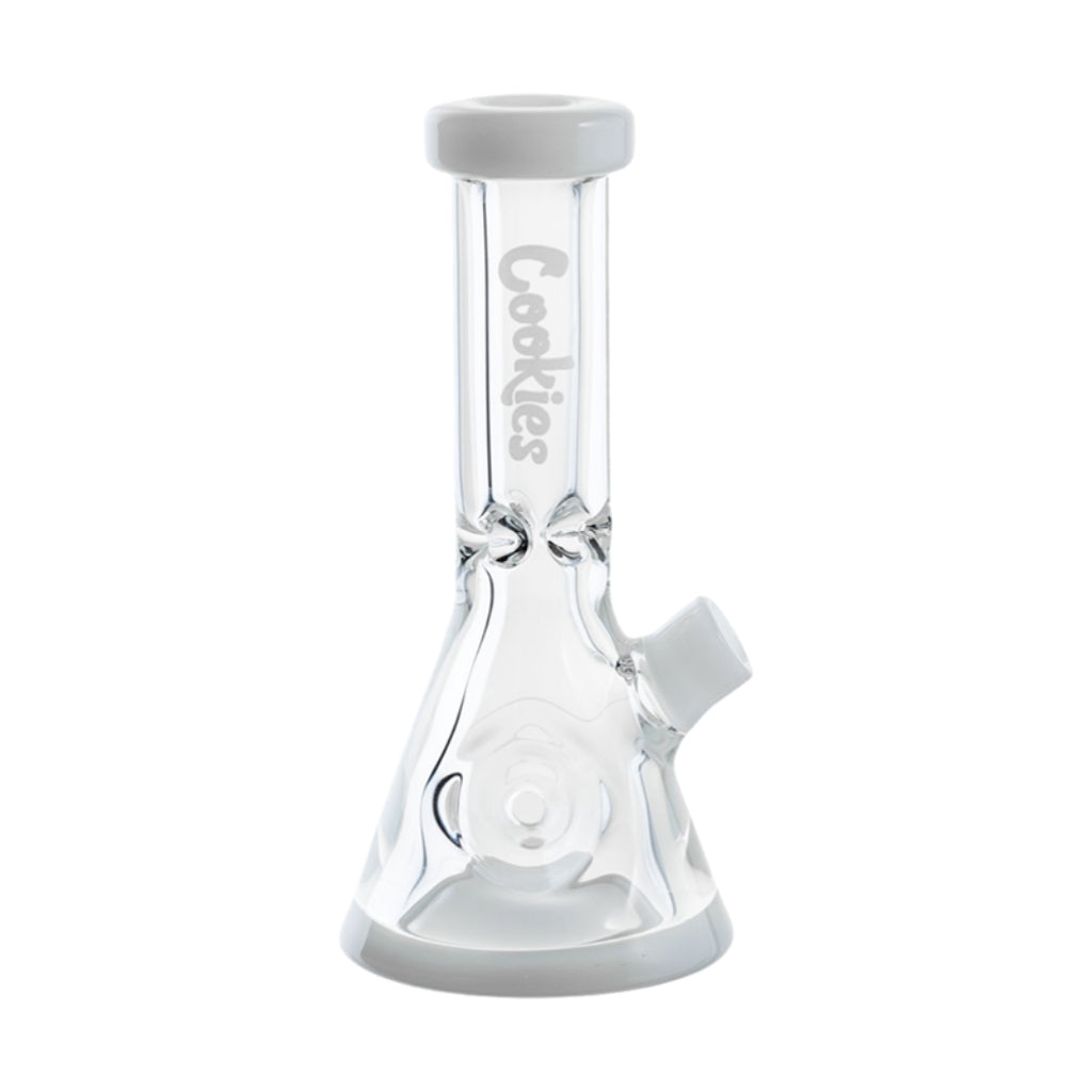 Cookies 4" BK Pipe Hand Pipe White