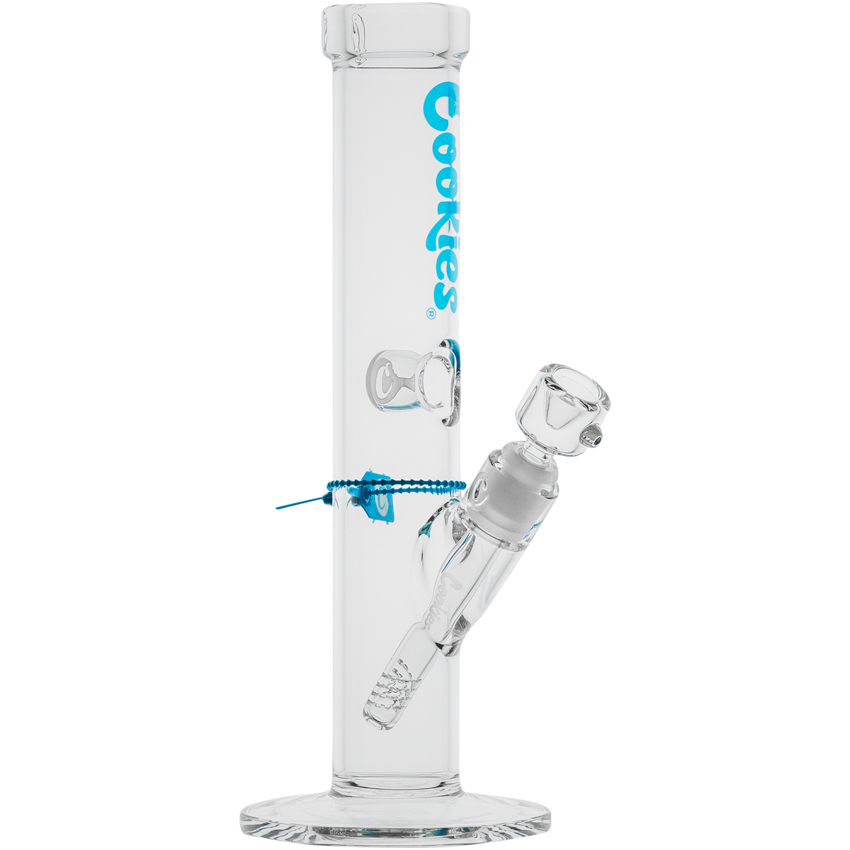 Cookies 13" Original Straight Water Pipe Blue