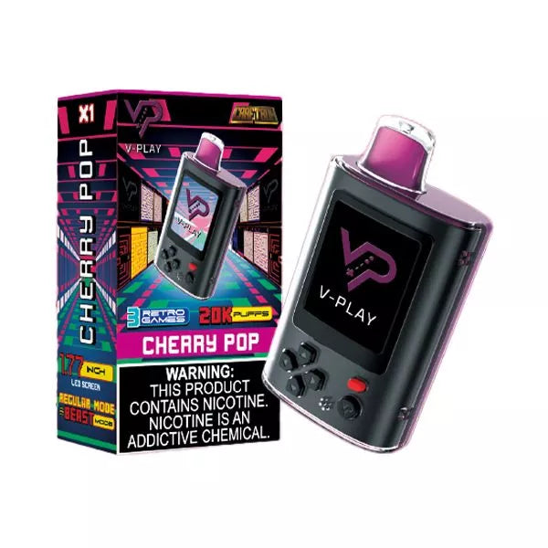 Craftbox V-Play 20K Disposable Vape with Built in Gaming System 25mL