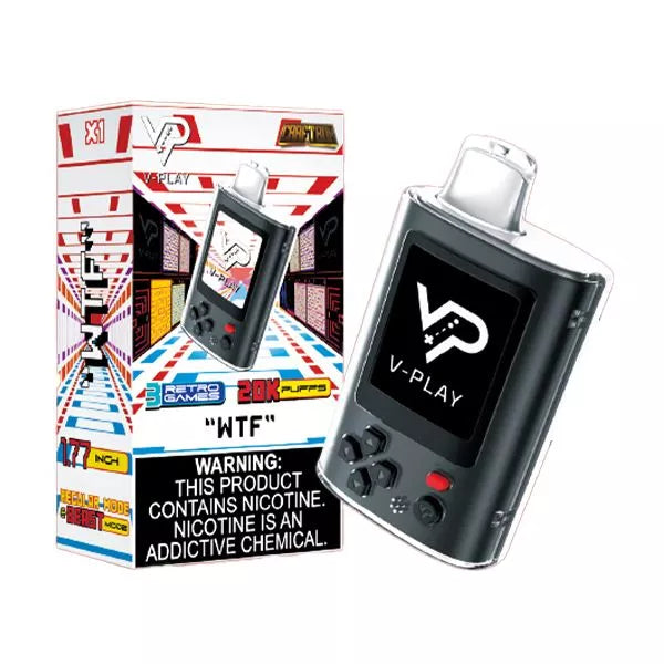 Craftbox V-Play 20K Disposable Vape with Built in Gaming System 25mL