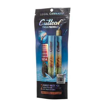 CUTLEAF THC-A CRUSH ICE PRE ROLLS 2G