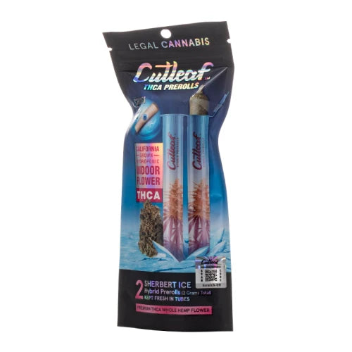 CUTLEAF THC-A CRUSH ICE PRE ROLLS 2G