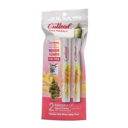 CUTLEAF THC-A 1G PRE ROLLS - 2CT