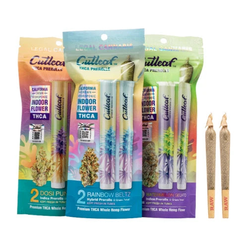 CUTLEAF THC-A 1G PRE ROLLS - 2CT