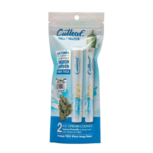 CUTLEAF THC-A 1G PRE ROLLS - 2CT