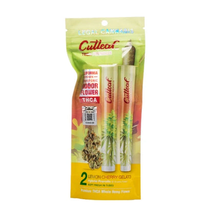 CUTLEAF THC-A 1G PRE ROLLS - 2CT