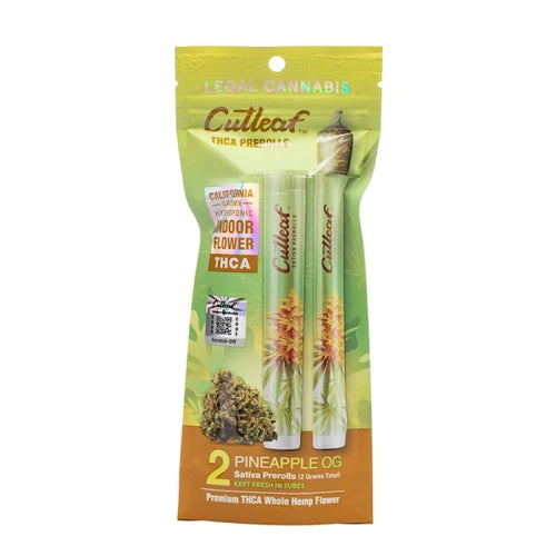 CUTLEAF THC-A 1G PRE ROLLS - 2CT