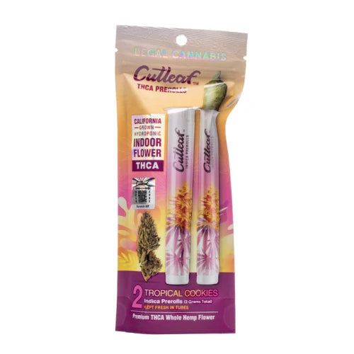 CUTLEAF THC-A 1G PRE ROLLS - 2CT