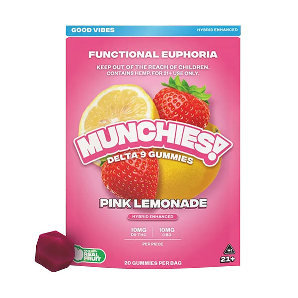 Delta Munchies Functional Euphoria Delta-9 Gummies | 20 Count
