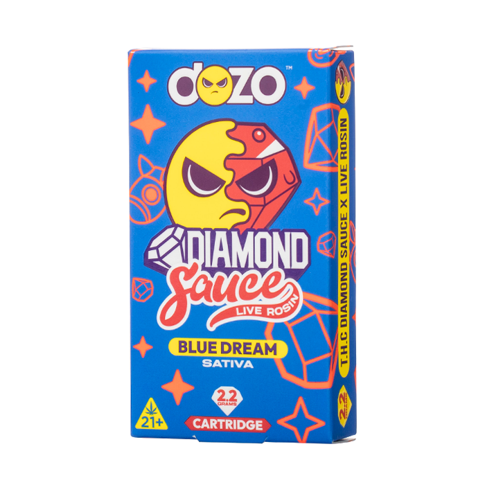 DOZO Diamond Sauce Live Rosin Cartridge 2.2G