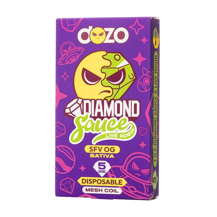 DOZO DIAMOND SAUCE LIVE ROSIN DISPOSABLE 5G