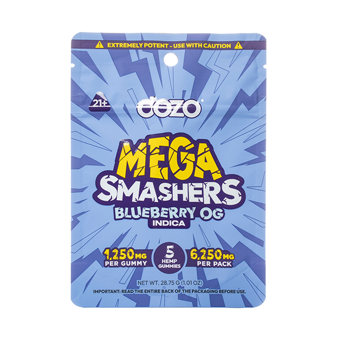 Dozo THC Mega Smashers Gummies - 6250mg