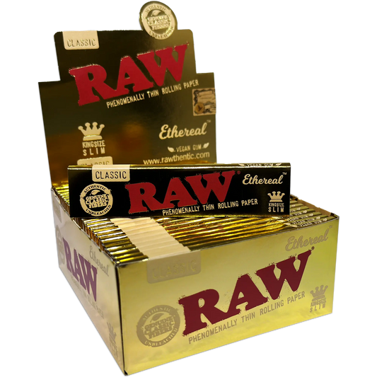 Raw - Size 1-1/4 - Ethereal Paper - 50 Packs - 24 Counts Per Box