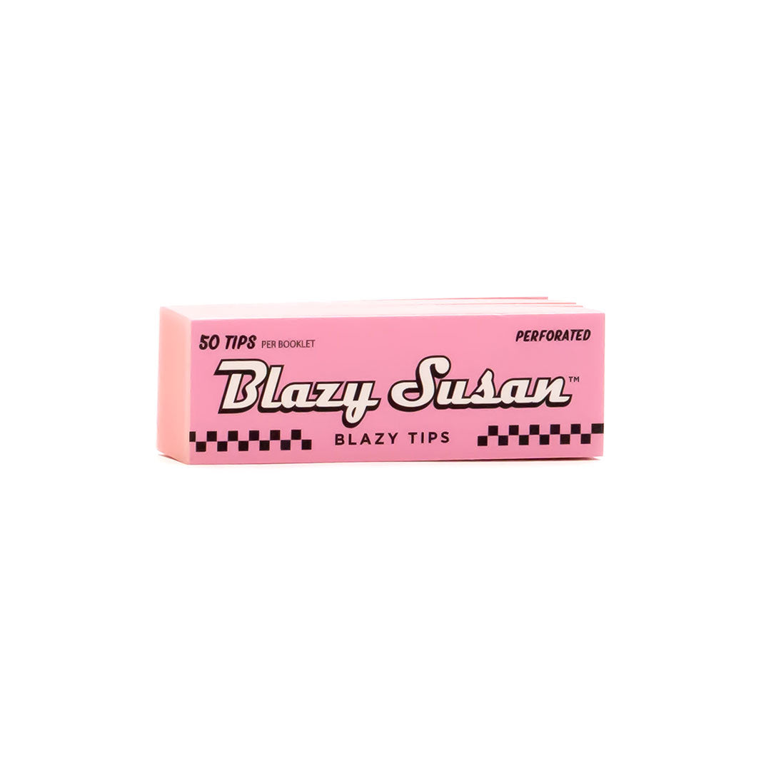 Blazy Susan - Pink/Purple Perforated Tips - 1 Booklet or 1 Box (50 Booklets)