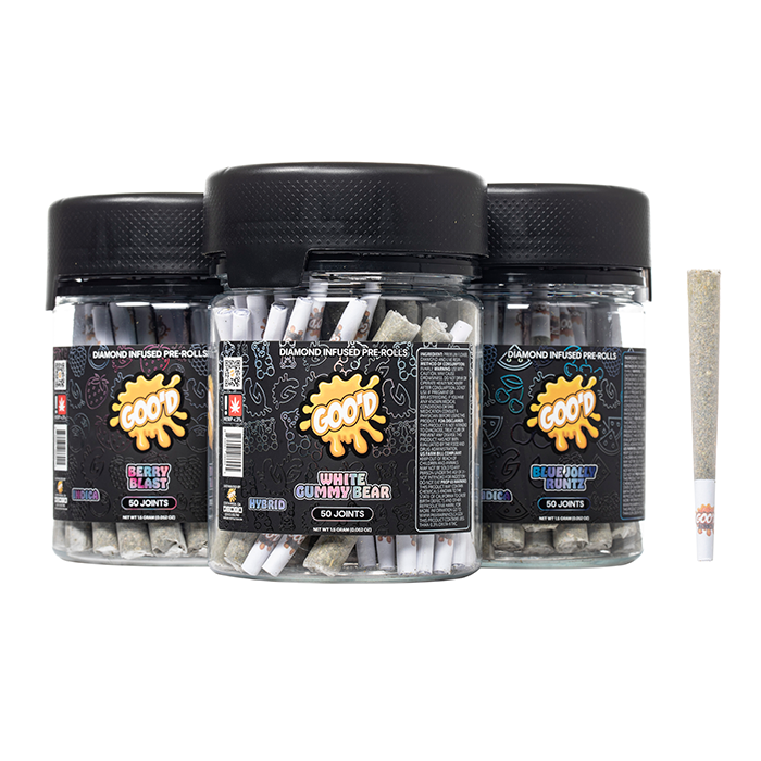 Goo'd Extracts Diamond Infused Pre Rolls 75G