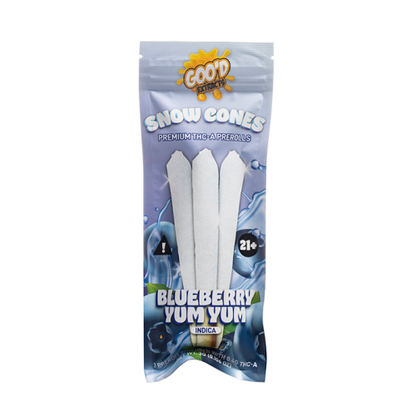 Good Extracts Snow Cones THC-A Pre Rolls 1G - 3CT