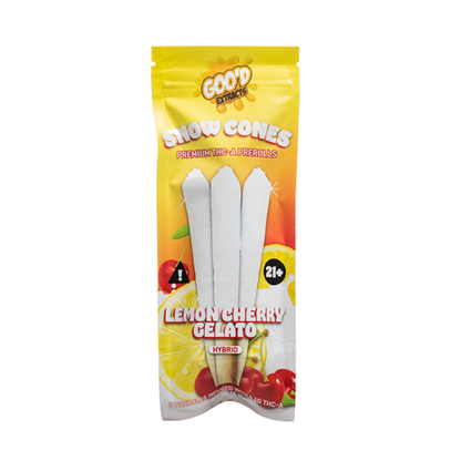 Good Extracts Snow Cones THC-A Pre Rolls 1G - 3CT