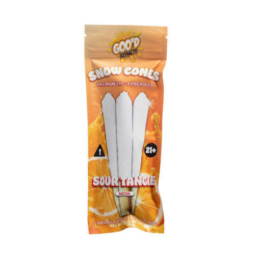 Good Extracts Snow Cones THC-A Pre Rolls 1G - 3CT