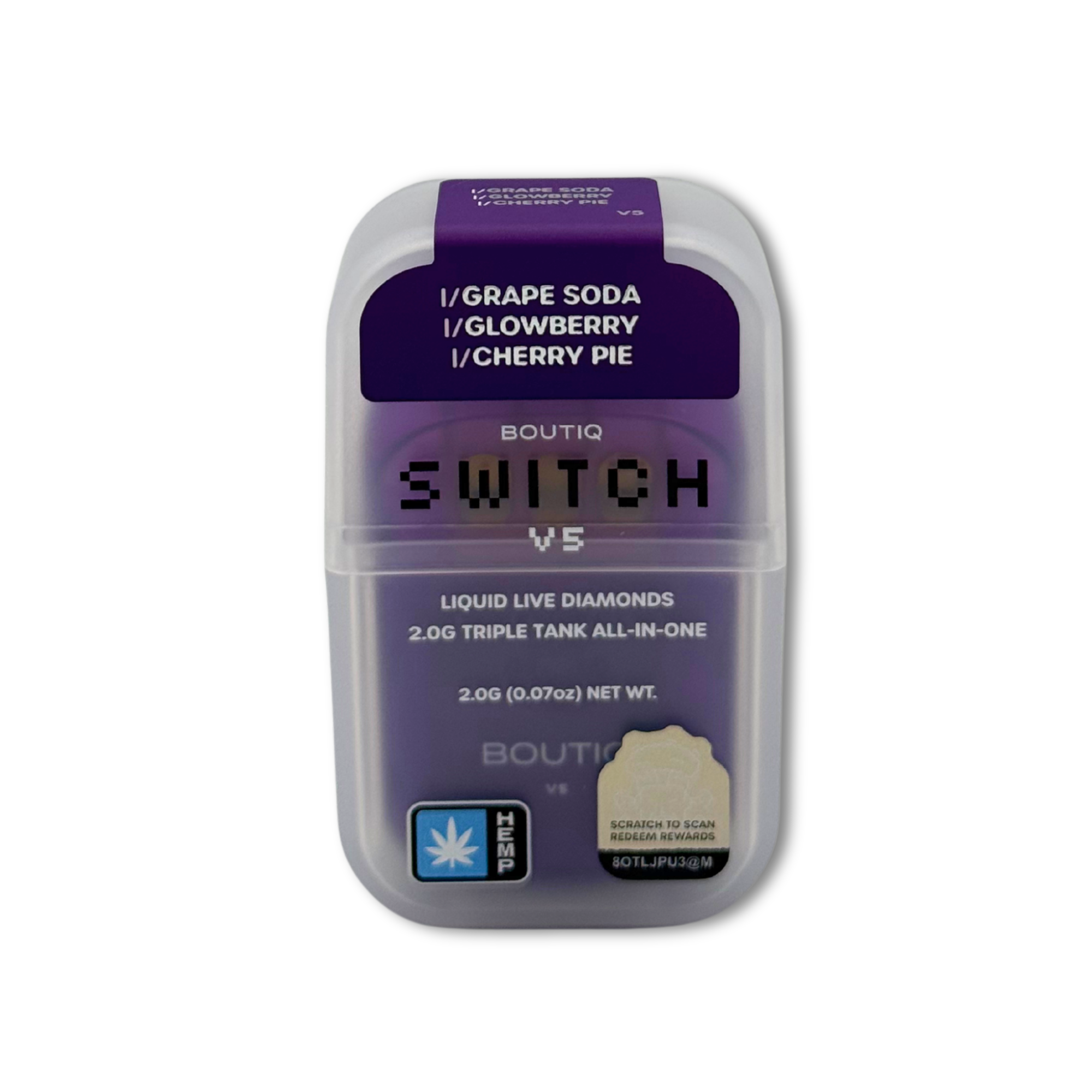 Boutiq Switch V5 – Triple Tank Disposable 2g