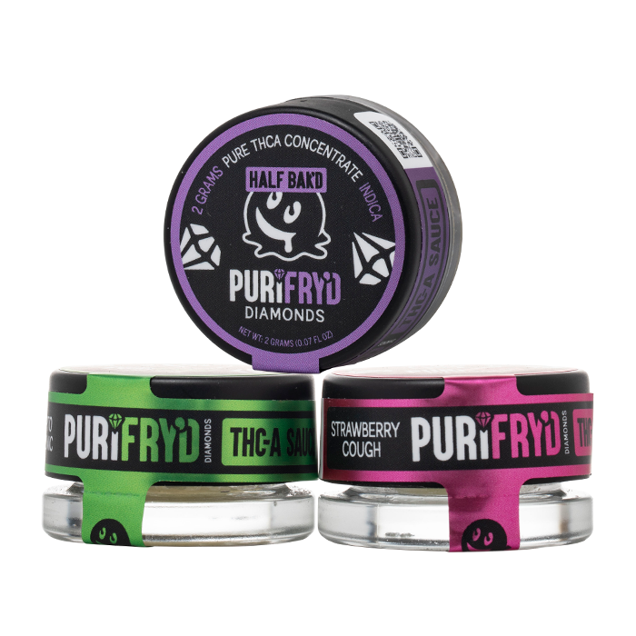 Half Bak'd Purifry'd THCA Diamond Dabs 2G