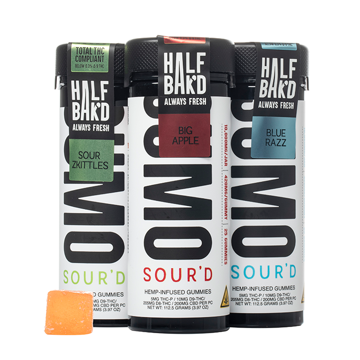 Half Bak'd Sumo Sour'd Gummies 10000mg