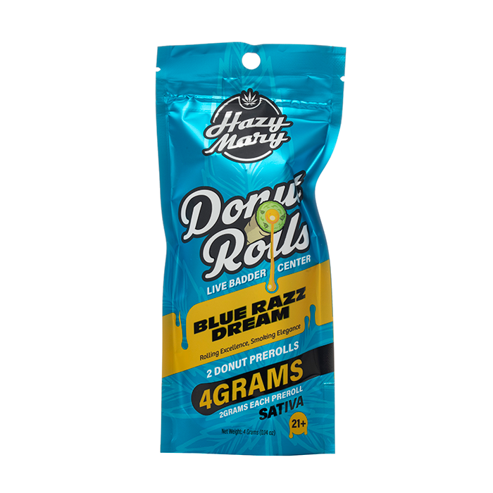 Hazy Mary Donut Rolls Live Badder Pre Rolls 4G
