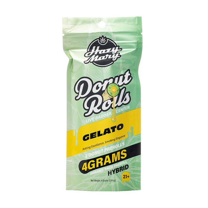 Hazy Mary Donut Rolls Live Badder Pre Rolls 4G
