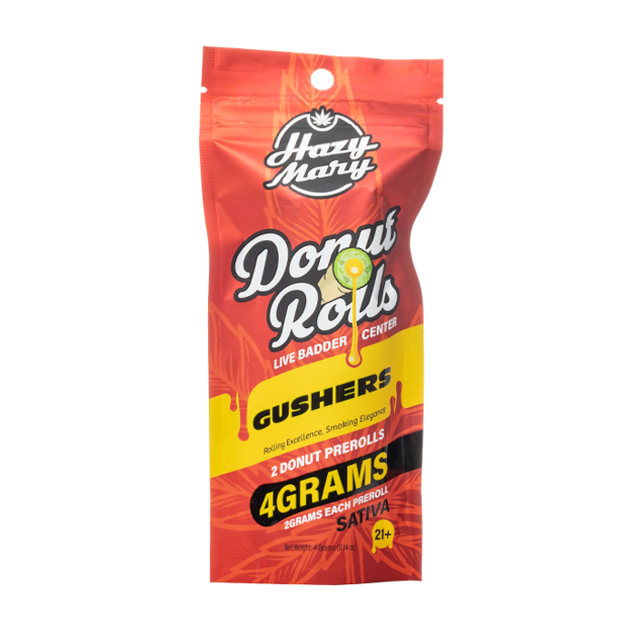 Hazy Mary Donut Rolls Live Badder Pre Rolls 4G