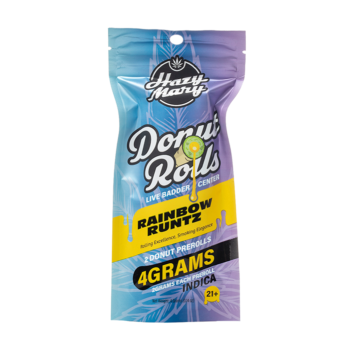 Hazy Mary Donut Rolls Live Badder Pre Rolls 4G