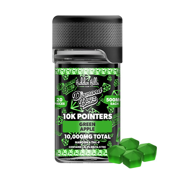 Hidden Hills Diamond Boyz 10K Pointers Gummies | (20ct) 10000mg