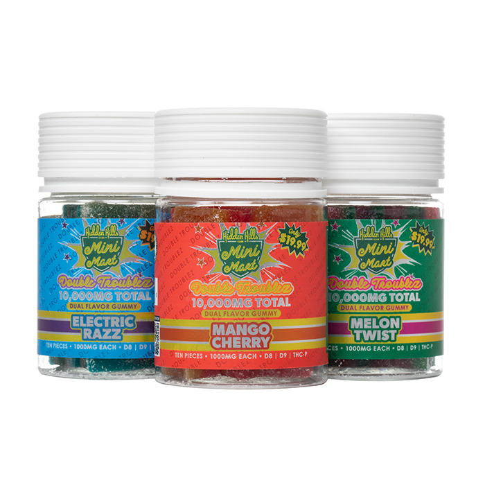 Hidden Hills Double Troublez Gummies 10000mg