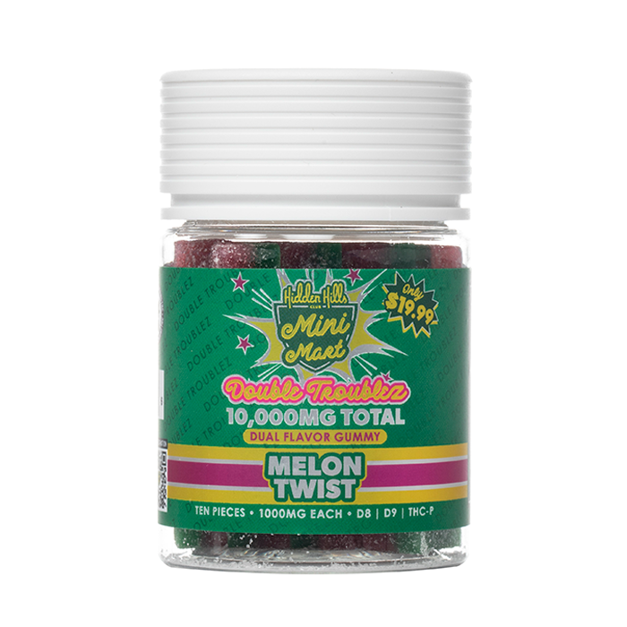 Hidden Hills Double Troublez Gummies 10000mg